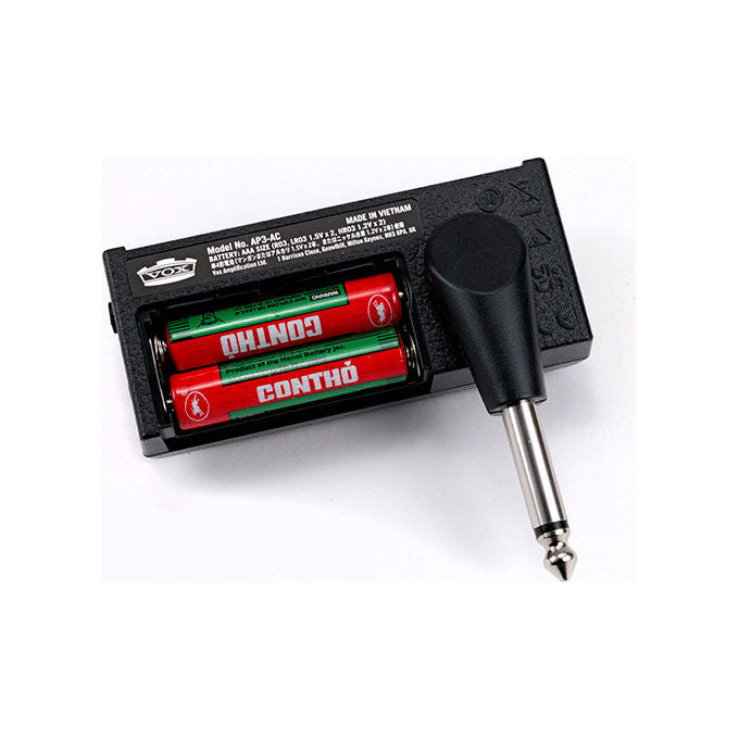 VOX amPlug3 AC30 Amplificatore per Chitarra Elettrica Cablato 3.5mm Nero Marrone