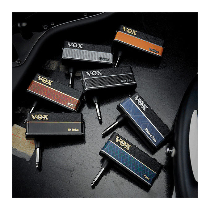 VOX amPlug3 AC30 Amplificatore per Chitarra Elettrica Cablato 3.5mm Nero Marrone
