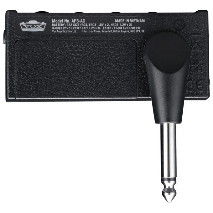 VOX amPlug3 AC30 Amplificatore per Chitarra Elettrica Cablato 3.5mm Nero Marrone
