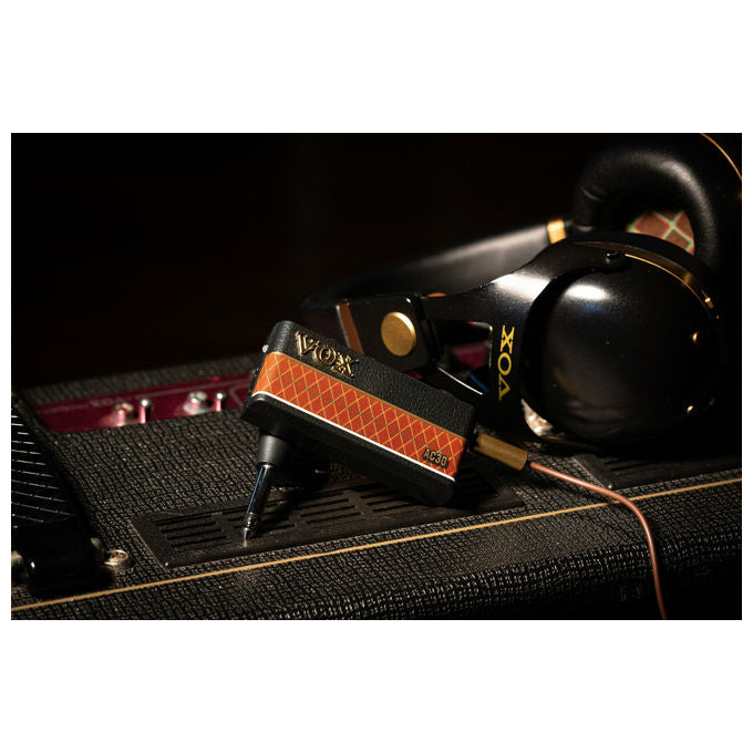 VOX amPlug3 AC30 Amplificatore per Chitarra Elettrica Cablato 3.5mm Nero Marrone