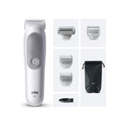 Braun BG5550 Series 5 Rifinitore Corpo Regolabarba Wet and Dry 100 min autonomia colore Grigio