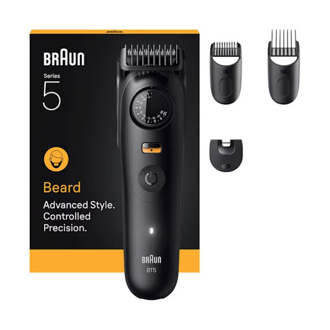 Braun BT5520 Serie 5 Regolabarba Wet and Dry 40 Lunghezze 0,5 mm autonomia 120 min batteria ioni di litio colore Nero