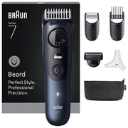 Braun BT7520 Series 7 Regolabarba Wet and Dry 40 Impostazioni autonomia 120 min colore Nero Blu