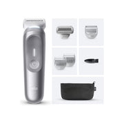 Braun BG7550 Series 7 Rasoio elettrico corpo uso secco umido 6 testine autonomia 100 min colore Grigio