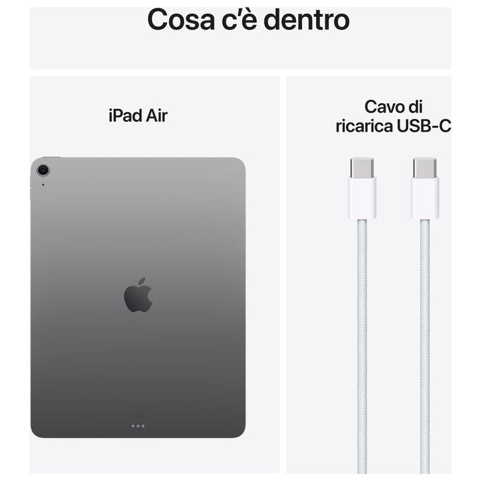 Apple iPad Air 13'' M3 256GB Wi-Fi Grigio siderale 5a generazione