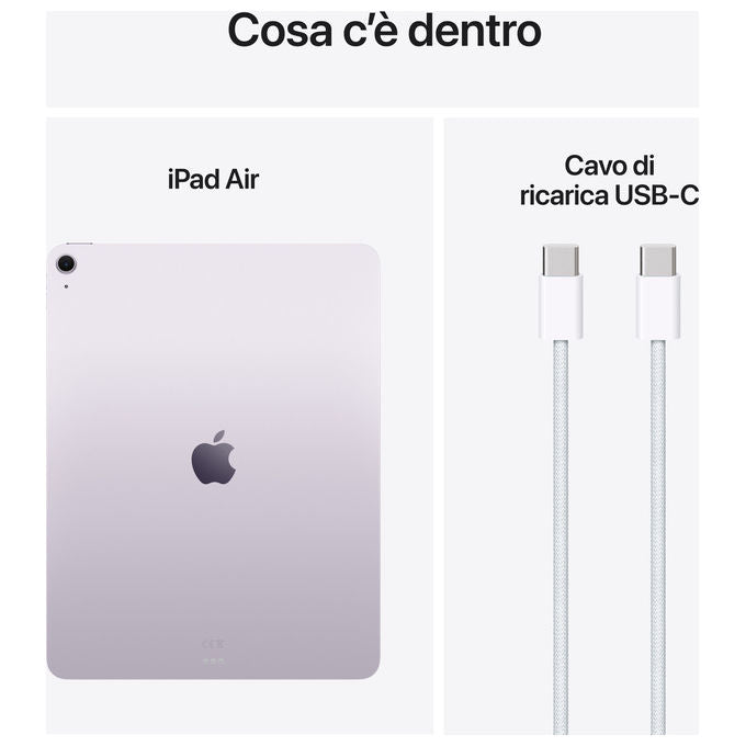 Apple iPad Air 13'' 256GB Wi-Fi Viola - Tablet con Chip M3 e Display Liquid Retina