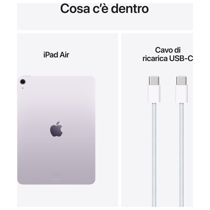 Apple iPad Air 11'' Wi-Fi 128GB Viola - Tablet con Display Liquid Retina M3