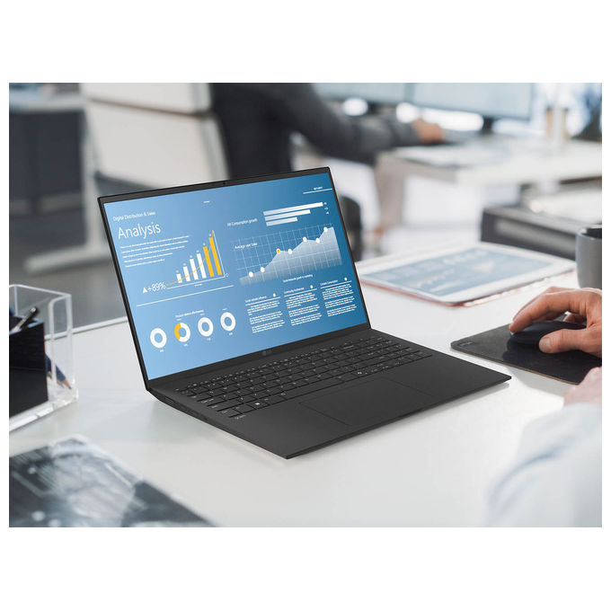LG 17Z90TL Gram AI Notebook 17'' Intel Core Ultra 7 256V 16GB RAM 512GB SSD Wi-Fi 7 Windows 11 Home colore Nero