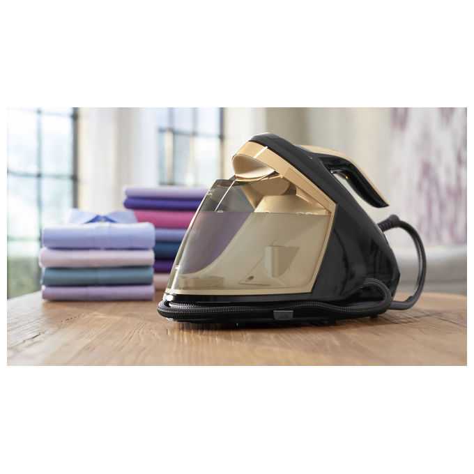 Philips PSG8140-80 PerfectCare 8000 Ferro da Stiro con Caldaia 2700W 8,5 bar 700 g-min Piastra SteamGlide Elite colore Nero Oro