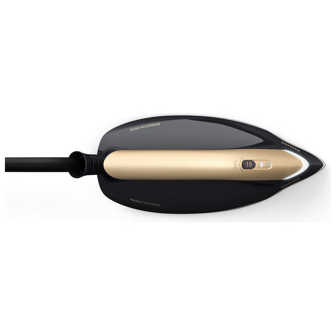 Philips PSG8140-80 PerfectCare 8000 Ferro da Stiro con Caldaia 2700W 8,5 bar 700 g-min Piastra SteamGlide Elite colore Nero Oro