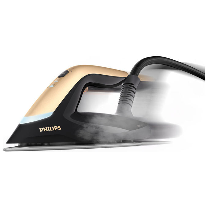 Philips PSG8140-80 PerfectCare 8000 Ferro da Stiro con Caldaia 2700W 8,5 bar 700 g-min Piastra SteamGlide Elite colore Nero Oro