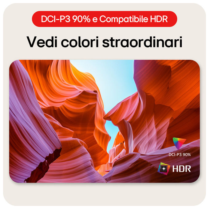 LG 27US550-W Monitor PC 27'' 4K Ultra HD IPS HDR10 DCI-P3 90% 300 cd-m² HDMI DisplayPort colore Bianco