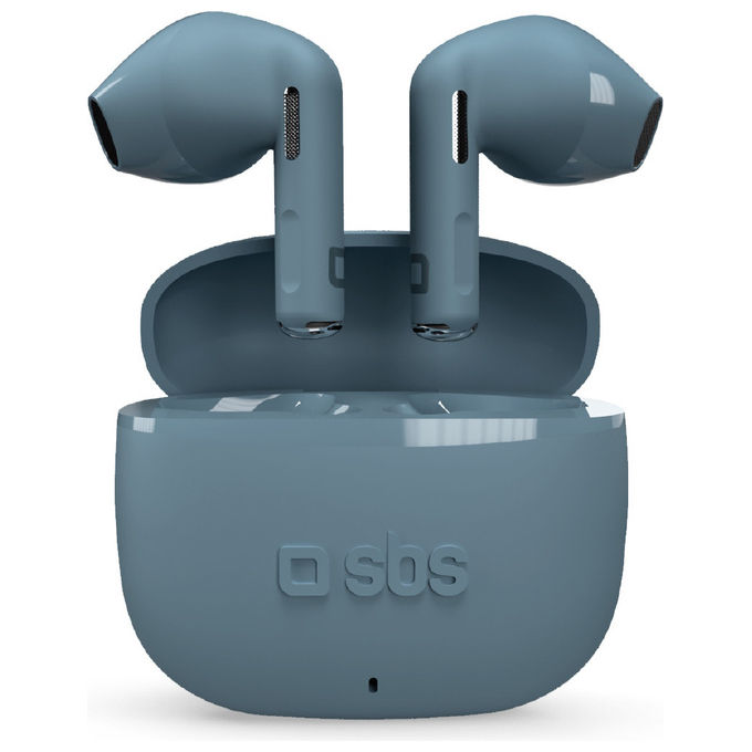 SBS Auricolari True Wireless Bluetooth 5.0 Verde per Musica e Chiamate con Custodia