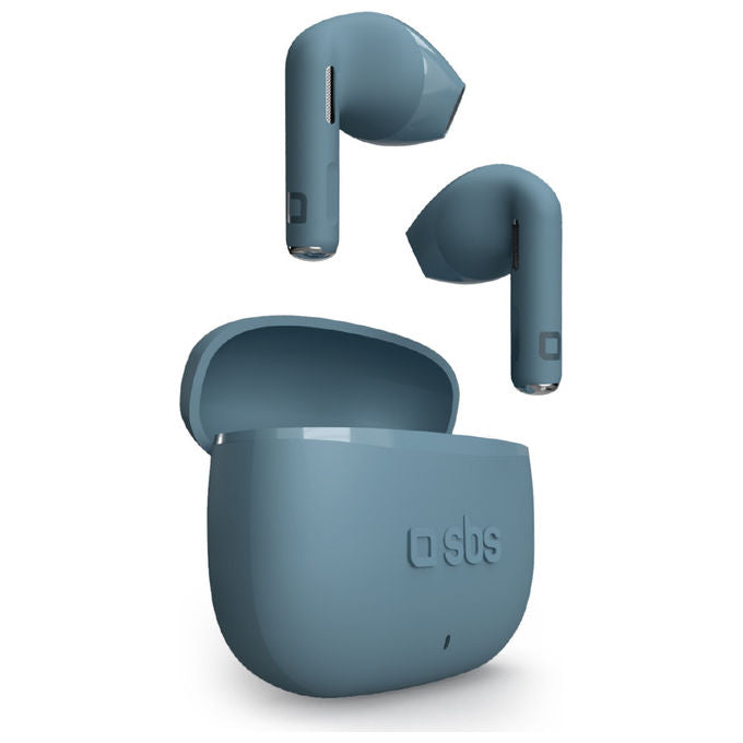SBS Auricolari True Wireless Bluetooth 5.0 Verde per Musica e Chiamate con Custodia