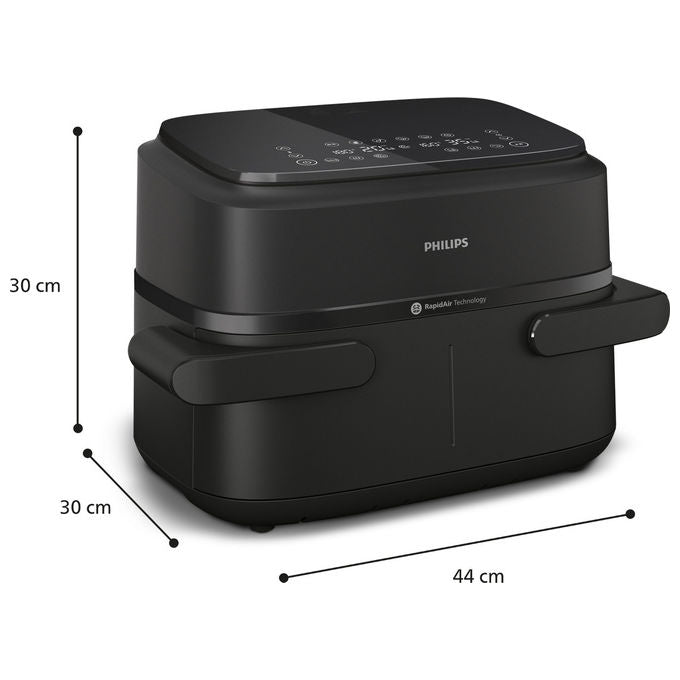 Philips NA150-00 Serie 1000 Friggitrice ad aria 7.1 L 2450 W 6 Programmi Display LED colore Nero