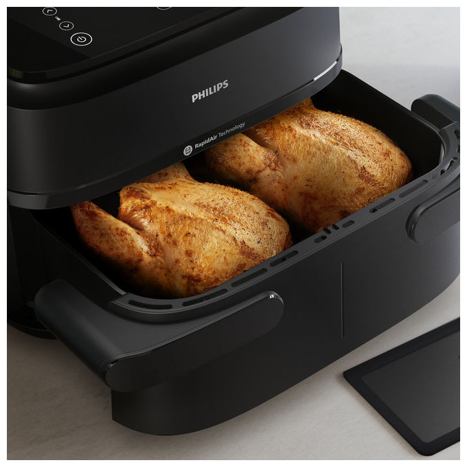 Philips NA150-00 Serie 1000 Friggitrice ad aria 7.1 L 2450 W 6 Programmi Display LED colore Nero
