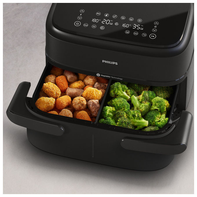 Philips NA150-00 Serie 1000 Friggitrice ad aria 7.1 L 2450 W 6 Programmi Display LED colore Nero