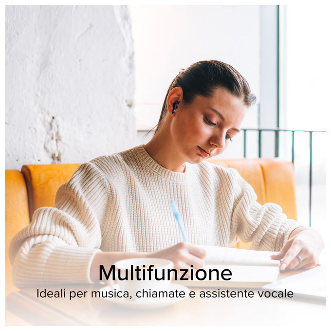 SBS Auricolari Bluetooth TWS In-ear Grigio con Microfono e Controllo Touch