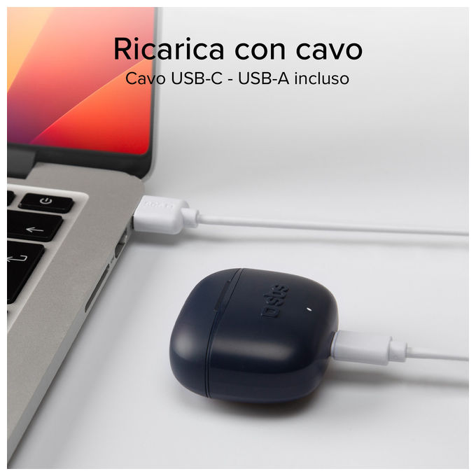 SBS Auricolari Bluetooth TWS In-ear Grigio con Microfono e Controllo Touch