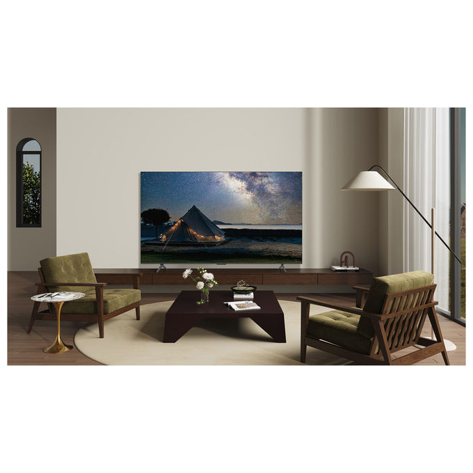 TCL 50P79K Serie P79K Smart TV QLED 4K 50'' Google TV Dolby Vision HDR10+ Chromecast colore Metallico