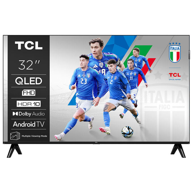 TCL 32S59K S59K Smart TV QLED 32'' Full HD Android TV Dolby Audio HDR10 colore Metallico