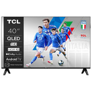 TCL 40S59K Serie S59K Smart TV QLED 40'' Full HD Android TV HDR10 Dolby Audio colore Metallico