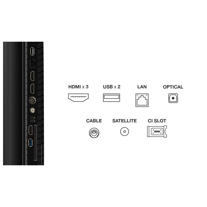 TCL 65P79K Serie P79K Smart TV QLED 65'' 4K Ultra HD Google TV Dolby Vision HDR10+ Dolby Atmos Game Master colore Metallico