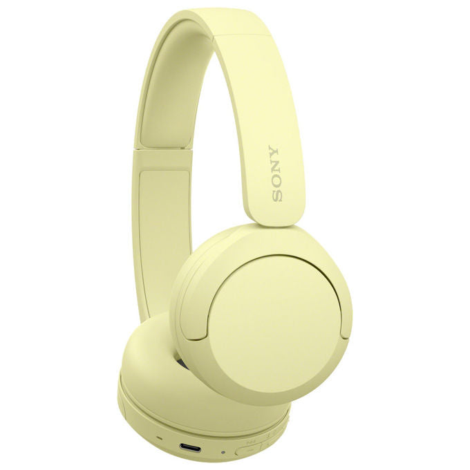 Sony WHCH520Y Cuffie Wireless Bluetooth Gialle 40h Autonomia Musica e Chiamate