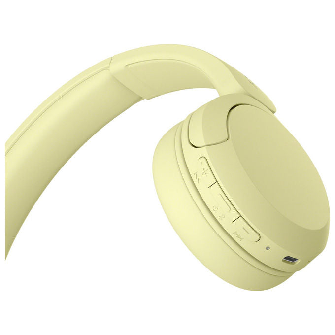 Sony WHCH520Y Cuffie Wireless Bluetooth Gialle 40h Autonomia Musica e Chiamate