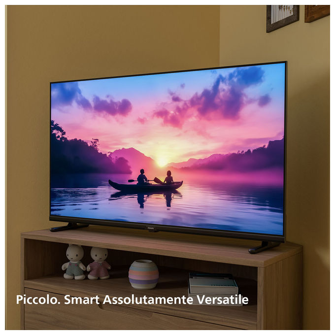 Philips 40PFS6000-12 Smart TV LED 40'' Full HD HDR10 Titan OS Dolby Digital Wi-Fi colore Nero
