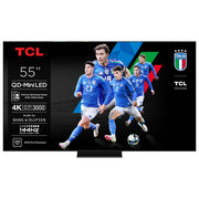 TCL 55C79K Serie C79K Smart TV QD-MiniLED 4K 55'' 144Hz Google TV Dolby Vision IQ Atmos Audio BandO HDMI 2.1 colore Metallico