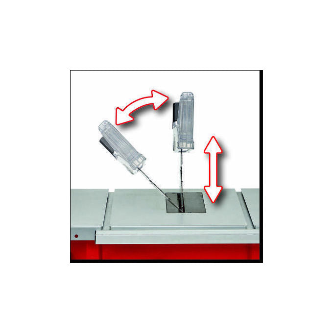 Einhell TC-TS 254 U Sega Circolare da Banco 2200W Taglio 8cm Rotazione 0-45°