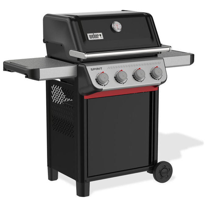 Weber Spirit E-410 Barbecue a Gas GPL 4 Fornelli Nero con Carrello Area Cottura 2761 cm²