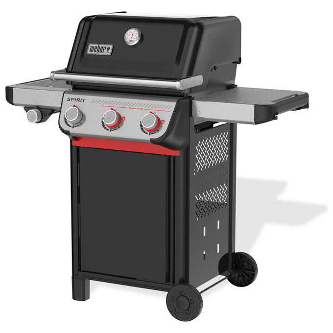Weber Spirit E-335 Barbecue a Gas GPL 3 Fornelli Nero Acciaio Inox per Esterno