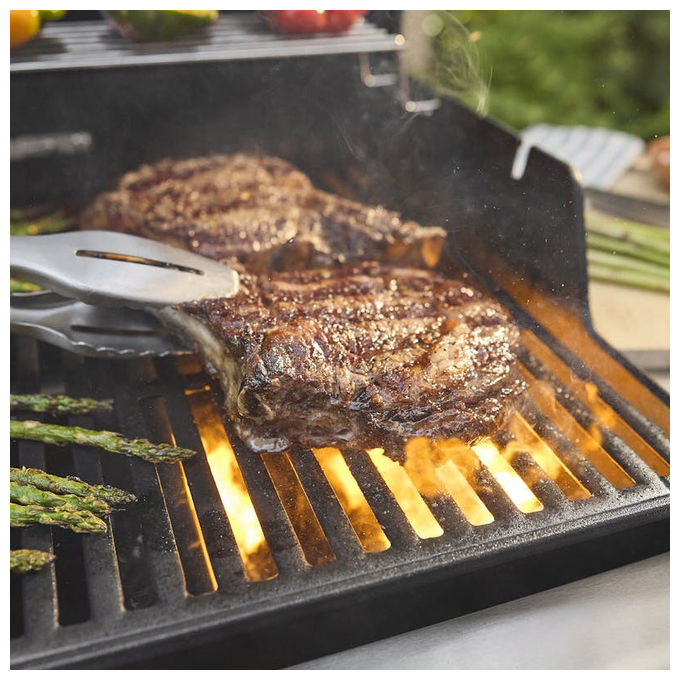 Weber Spirit E-335 Barbecue a Gas GPL 3 Fornelli Nero Acciaio Inox per Esterno
