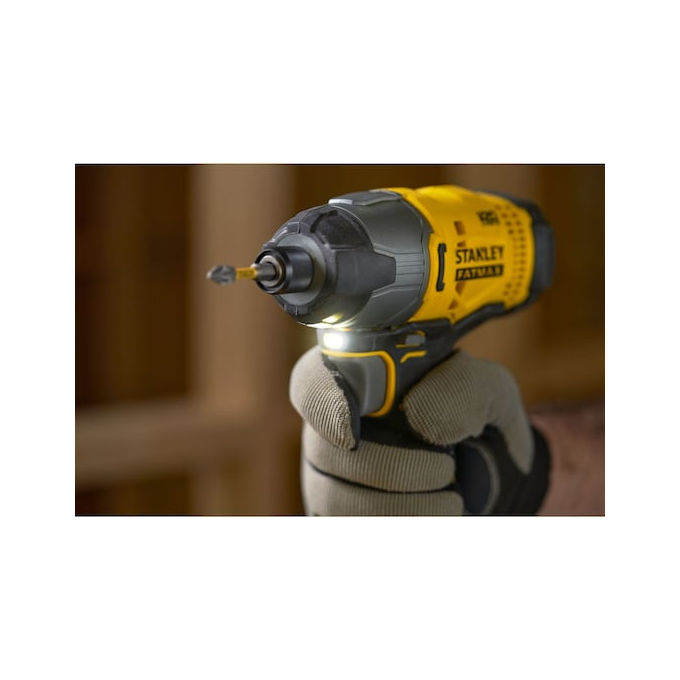 Stanley FATMAX SFMCF800C2K-QW Cacciavite Elettrico Avvitatore 18V 2800 Giri-min Nero-Giallo
