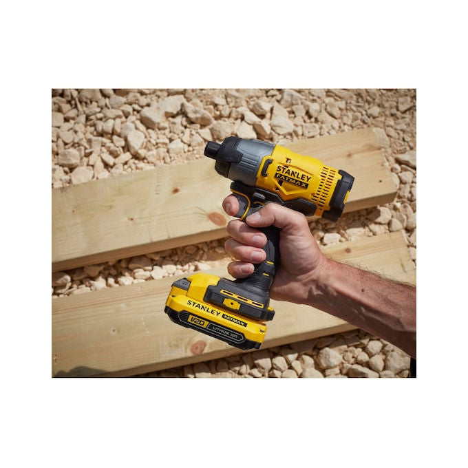 Stanley FATMAX SFMCF800C2K-QW Cacciavite Elettrico Avvitatore 18V 2800 Giri-min Nero-Giallo