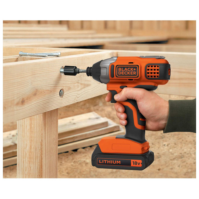 Black and Decker BDCIM18N-XJ Chiave di Impatto 18V 3000 giri-min Cacciavite Elettrico
