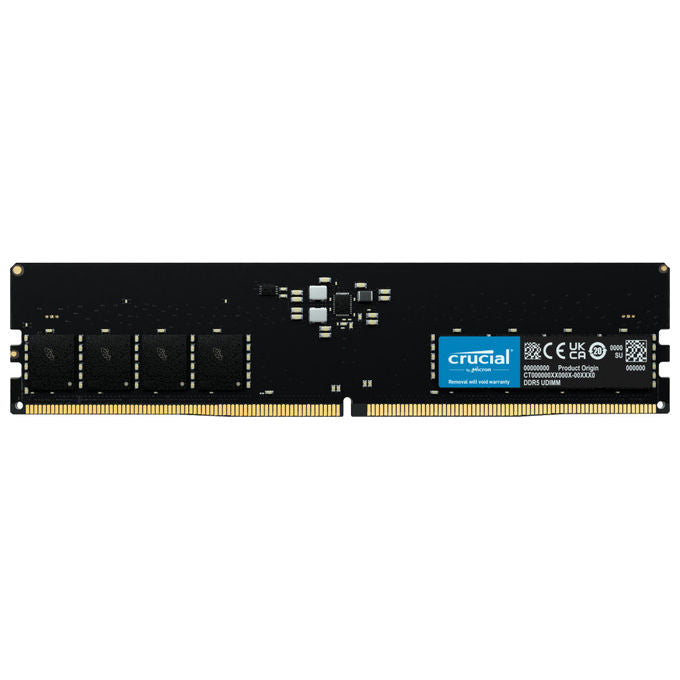 Crucial 32GB DDR5-5600MHz CT32G56C46U5 Memoria RAM per PC Desktop Unbuffered