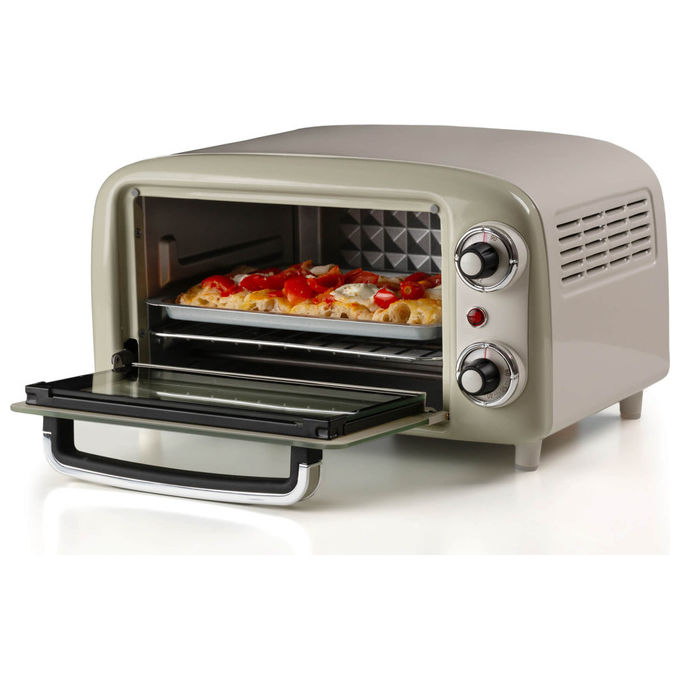 Ariete 3919 Vintage Forno Elettrico 10 L 800W Doppio Vetro Grill Timer 60 min colore Beige