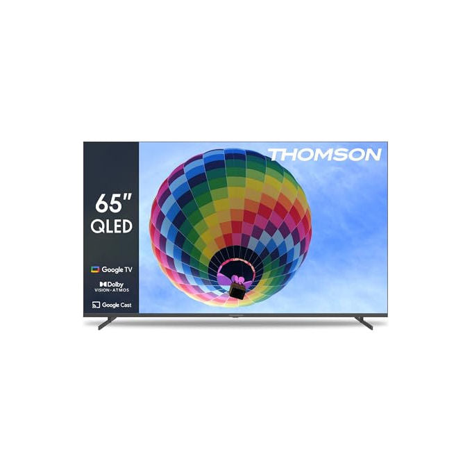 Thomson 65QG4S14 Smart TV QLED 65'' 4K UHD Google TV Android 11 HDR Dolby Vision Dolby Atmos colore Nero