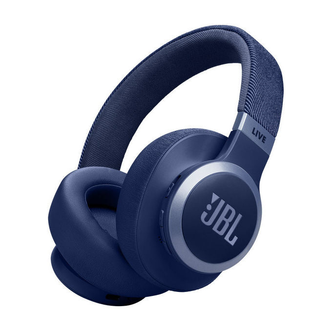 JBL JBLLIVE770NCBLU Live 770NC Cuffie Over-Ear Wireless Bluetooth 5.3 ANC 65h autonomia colore Blu