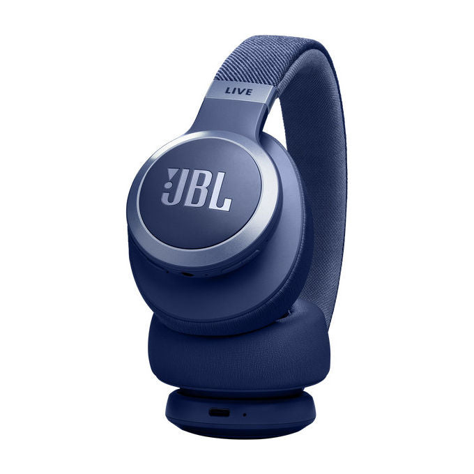 JBL JBLLIVE770NCBLU Live 770NC Cuffie Over-Ear Wireless Bluetooth 5.3 ANC 65h autonomia colore Blu