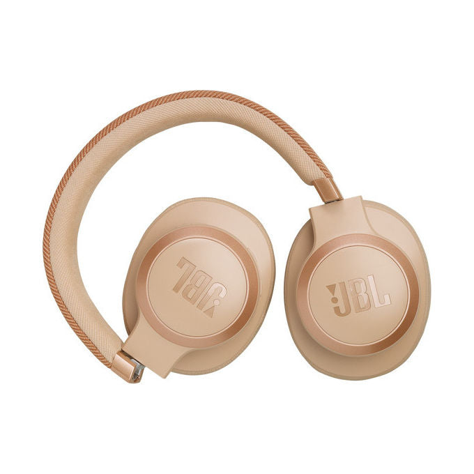 JBL JBLLIVE770NCSAT Live 770NC Cuffie Over-Ear Wireless Bluetooth 5.3 ANC Multipoint 65h colore Sabbia