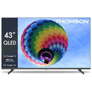 Thomson 43QG4S14 Smart TV 43'' QLED 4K Ultra HD Google TV HDR10 Dolby Vision Triple Tuner Wi-Fi colore Grigio