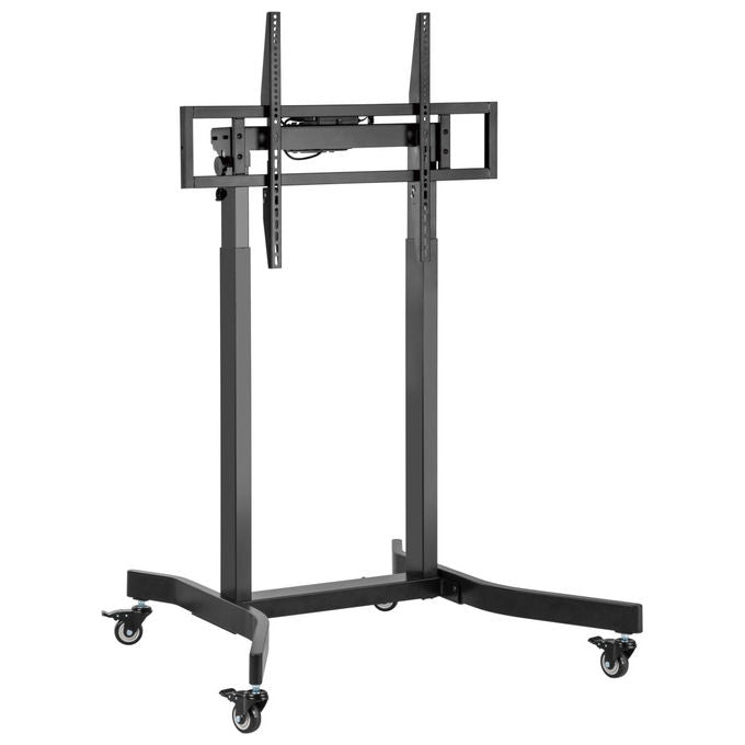 Equip Carrello TV Motorizzato 55-100'' 120kg VESA 800x600 4 Ruote Bloccabili Nero