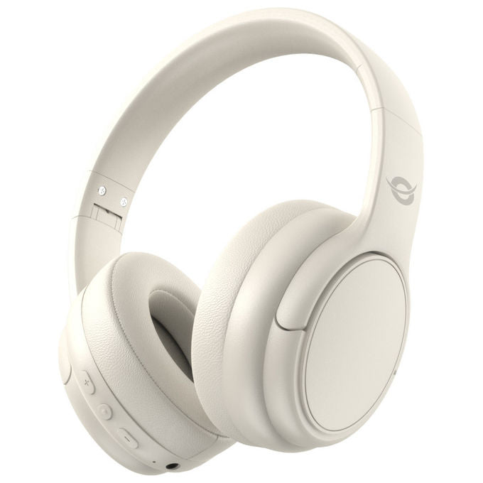 Conceptronic PARRIS03C Cuffia Bluetooth Stereo Circumaurale 30h Batteria Crema