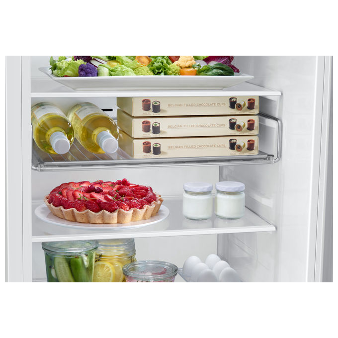 Samsung BRB70F26CES0EF F1rst 60 AI Frigorifero Combinato da Incasso 267 L 177,5 cm Classe E 35 dB Total No Frost Wi-Fi colore Bianco