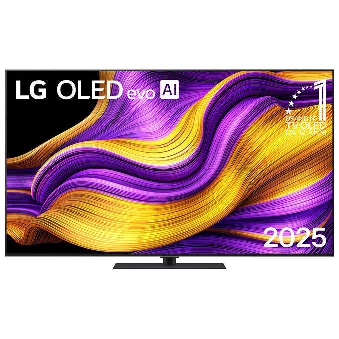 LG OLED65G56LS G5 Smart TV 65'' 4K OLED evo α11 Gen2 AI WebOS 25 120Hz Dolby Vision colore Argento