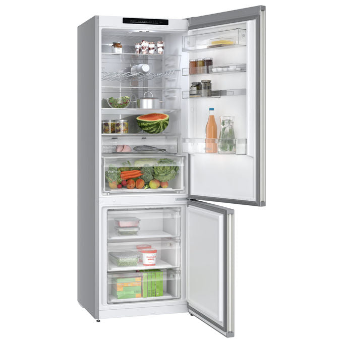 Bosch KGN494ICF Serie 6 Frigorifero Combinato 440 L 203 cm Classe C 35 dB Total No Frost VitaFresh colore Acciaio Inox